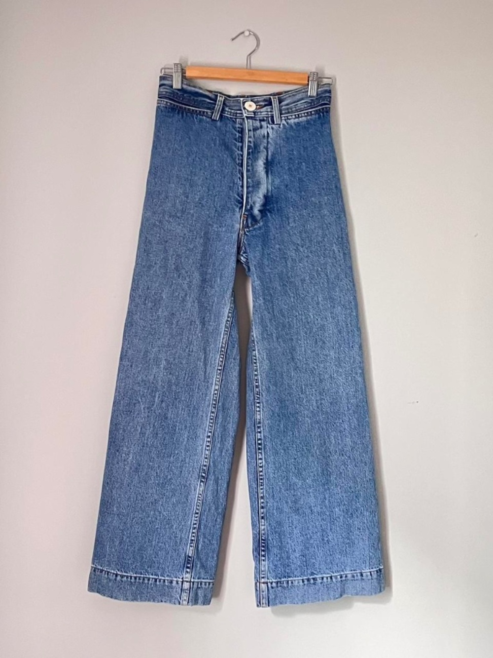 JESSE KAMM SAILOR PANTS COWBOY BLUE JAPANESE DENIM